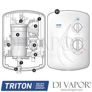 Triton Cara 2nd Generation - 2180752G - Shower Spare Parts - TR DV 602 GEN2