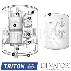 Triton Cara Electric Shower Shower Spare Parts - TR DV 602