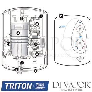 Triton Enchant Electric Shower Spare Parts - TR DV 606