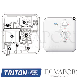 Triton Hawaii 2 - 2010 - Shower Spare Parts - TR DV 611 GEN1