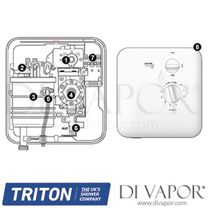 Triton Hawaii 2 - 2011 - Shower Spare Parts - TR DV 611