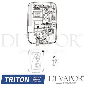 Triton Jewel 8.5kW Electric Shower Spare Parts - TR DV 613