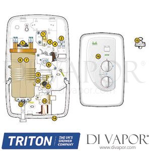 Triton Jade Shower Spare Parts - TR DV 615