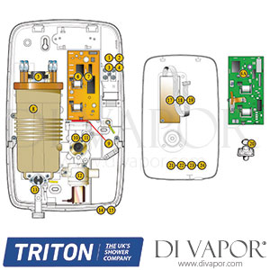 Triton Opal Shower Spare Parts - TR DV 619