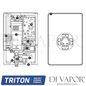 Triton Miniatures Electric Shower Spare Parts - TR DV 620