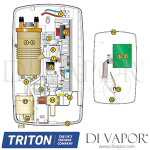 Triton Millennium Thermostatic Shower Spare Parts - TR DV 621