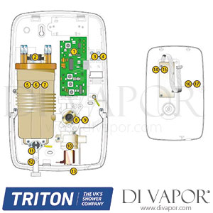 Triton Rapide 4 Shower Spare Parts - TR DV 623