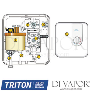 Triton Rapide 1 Shower Spare Parts - TR DV 626