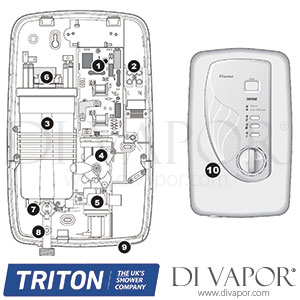 Triton Plasma Electric Shower Spare Parts - TR DV 628