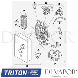 Triton Style Electric Shower Spare Parts - TR DV 634