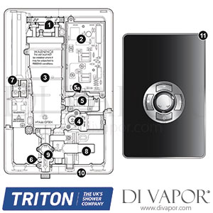 Triton Style 2 Electric Shower Spare Parts - TR DV 636