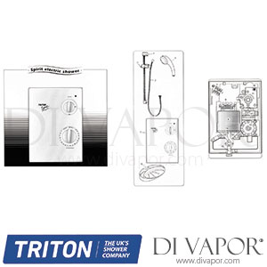 Triton Spirit Shower Spare Parts - TR DV 637