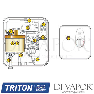 Triton T55i Shower Spare Parts - TR DV 645