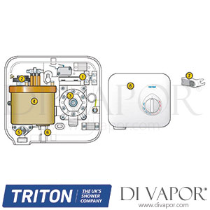 Triton T50i Shower Spare Parts - TR DV 646