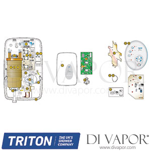 Triton T300si Remote Shower Spare Parts - TR DV 647