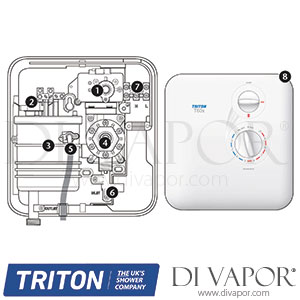 Triton T60x Electric Shower Spare Parts - TR DV 649