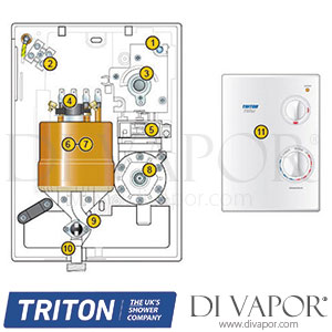 Triton T60si Shower Spare Parts - TR DV 650