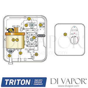 Triton T60i Shower Spare Parts - TR DV 651