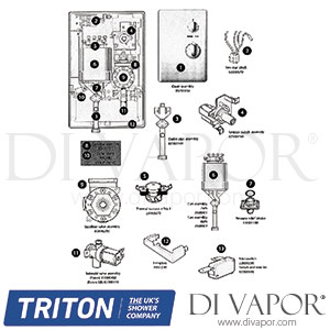 Triton T70i Shower Spare Parts - TR DV 653