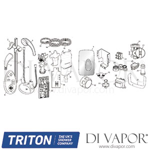 Triton Topaz T200i Shower Spare Parts - TR DV 656