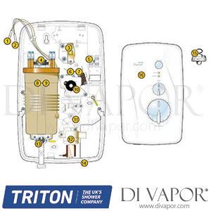 Triton Trance Shower Spare Parts - TR DV 662