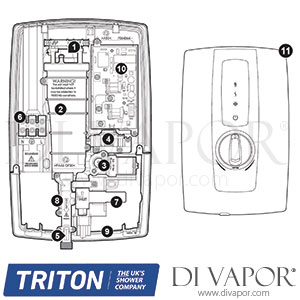 Triton Touch / Temptation Shower Spare Parts - TR DV 663