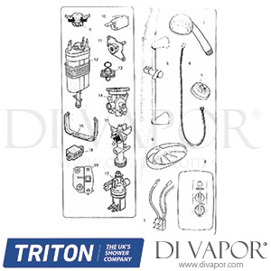 Triton W9500s Shower Spare Parts - TR DV 664