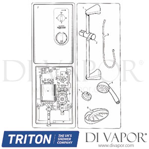 Triton W8500 Shower Spare Parts - TR DV 667