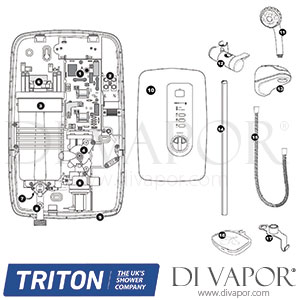 Triton Wickes Aquatronic 4 Shower Spare Parts - TR DV 669