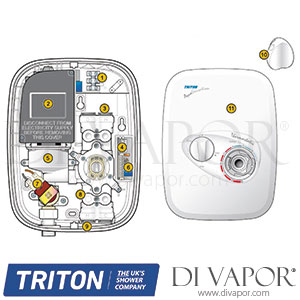 Triton AS2000T Thermostatic Power Shower Spare Parts - TR DV 682