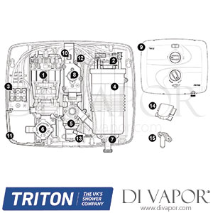 Triton T90z Electric Shower Spare Parts - TR DV 685