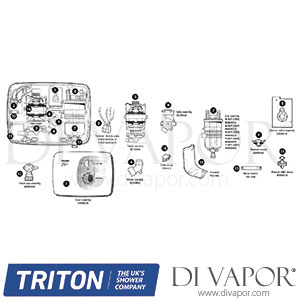 Triton T90i Shower Spare Parts - TR DV 687