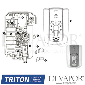 Triton Omnicare Style Thermostatic Electric Shower Spare Parts - TR DV 744