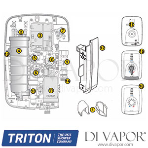 Triton Safeguard Care Shower Spare Parts - TR DV 750