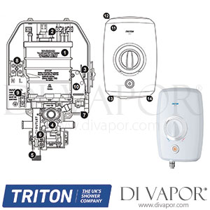 Triton T1 Electric Shower Spare Parts - TR DV 756