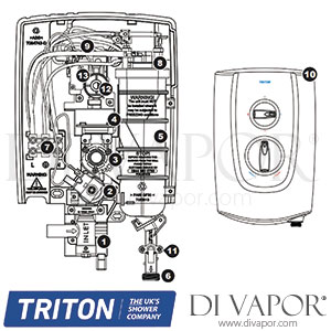 Triton T70gsi+ Electric Shower Spare Parts - TR DV 761