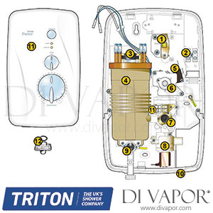 Triton Trance Shower Spare Parts - TR DV 768