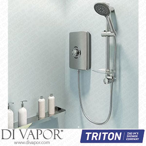 Triton Aspirante Electric Shower Brushed Steel - TRIASPB85 Spare Parts