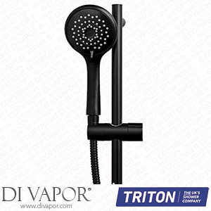 Triton Kian Full Shower Kit Matt Black - TRKSKB Spare Parts