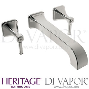 Heritage Somersby Wall Mounted Basin Mixer Tap Spare Parts