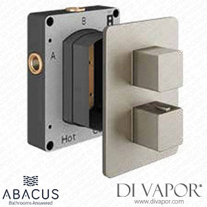 Abacus TSEZ-92-0771 Plan Single Outlet Square Thermostatic Shower Valve Spare Parts