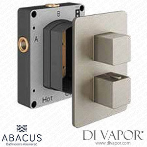 Abacus TSEZ-92-0772 Plan Two Outlet Square Thermostatic Shower Valve Spare Parts