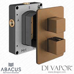 Abacus TSEZ-92-2873 Plan Three Outlet Square Thermostatic Shower Valve Spare Parts