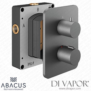 Abacus EZ Box 2.0 Thermostatic Shower Valve 3 Outlet 2 Round Handles TSEZ-92-8663 Spare Parts