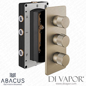 Abacus TSEZ-93-0793 Iso Pro Three Outlet Three Handle Thermostatic Shower Valve Spare Parts