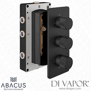 Abacus TSEZ-93-2093 Iso Pro Three Outlet Three Handle Thermostatic Shower Valve Spare Parts