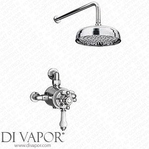 Trafalgar Dual Exposed Thermostatic Shower Pack (inc. Valve Elbow + Fixed Shower Head) - TSV11-PK1 Spare Parts