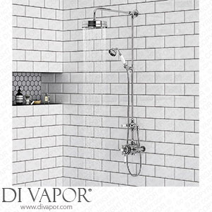 Trafalgar Traditional Luxury Rigid Riser Kit with Diverter + Dual Exposed Shower Valve - TSVPK03 Spare Parts