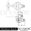 Hudson Reed Topaz Twin Exposed Shower Valve Dimensions