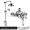 Hudson Reed Traditional Shower Valve Riser Kit Diverter Shower Rose Spare Parts